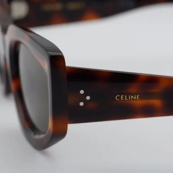 Celine CL40277I 53E Cat Eye Sunglasses - Havana/Brown - www  display picture 1